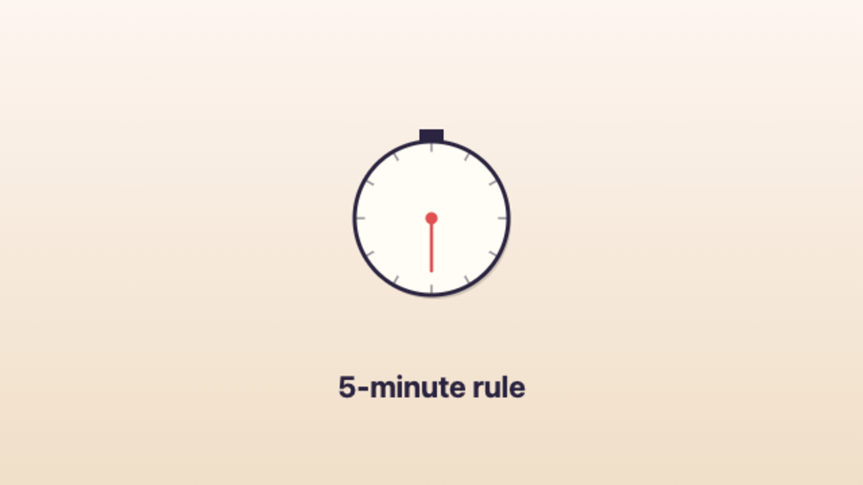 When Does AI Even Make Sense? — interactive video lesson: The 5-minute rule: if you can write the rule in 5 minutes, don&apos;t use AI.
